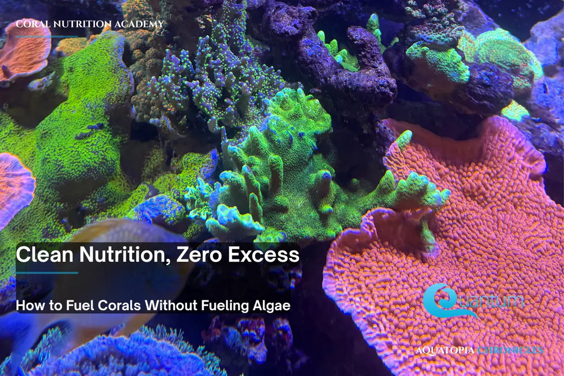 Clean Nutrition, Zero Excess - How to Fuel Corals Without Fueling Algae