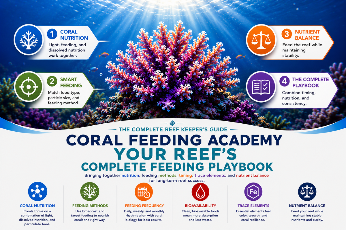 Coral Feeding Academy Recap — Your Reef’s Full Feeding Playbook
