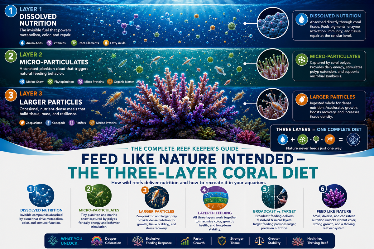 Feed Like Nature Intended — The Three-Layer Coral Diet