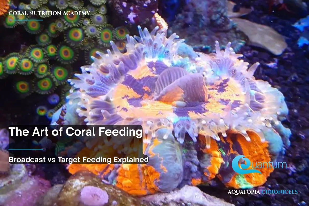 The Art of Coral Feeding - Broadcast vs. Target Feeding Explained