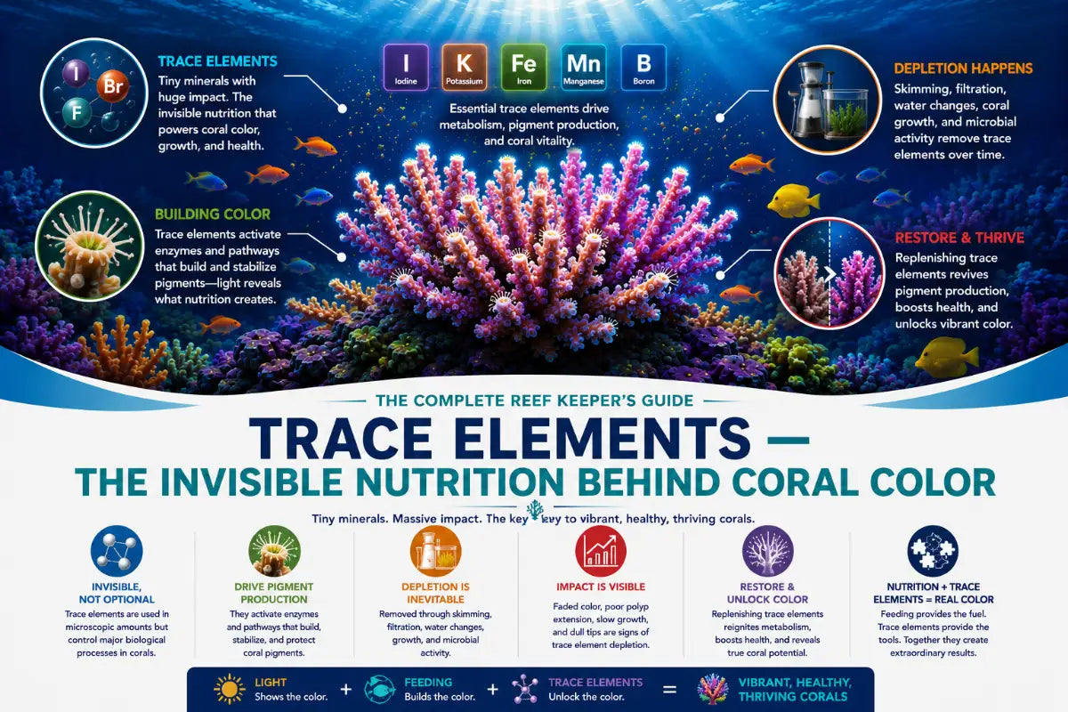 Trace Elements — The Invisible Nutrition Behind Coral Color