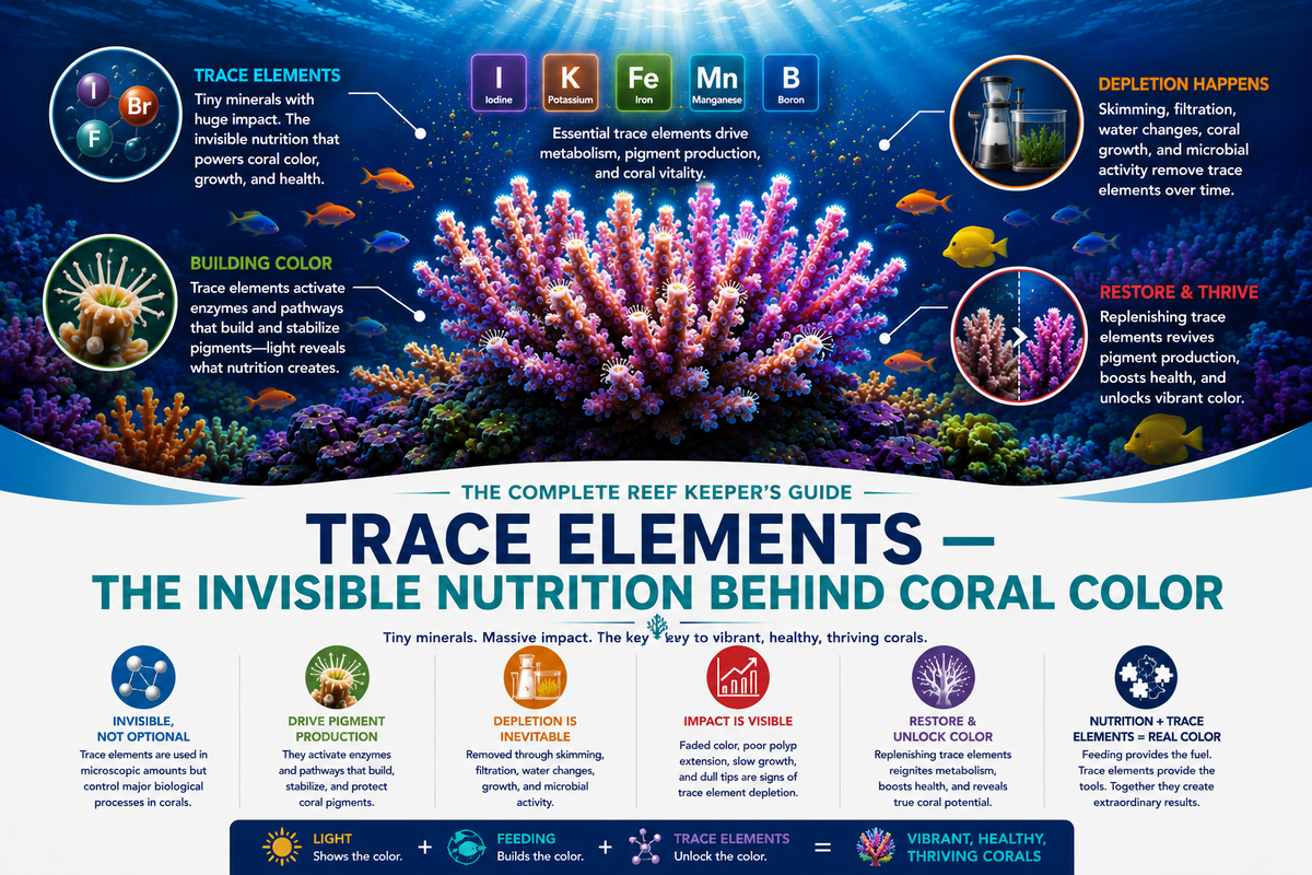 Trace Elements — The Invisible Nutrition Behind Coral Color
