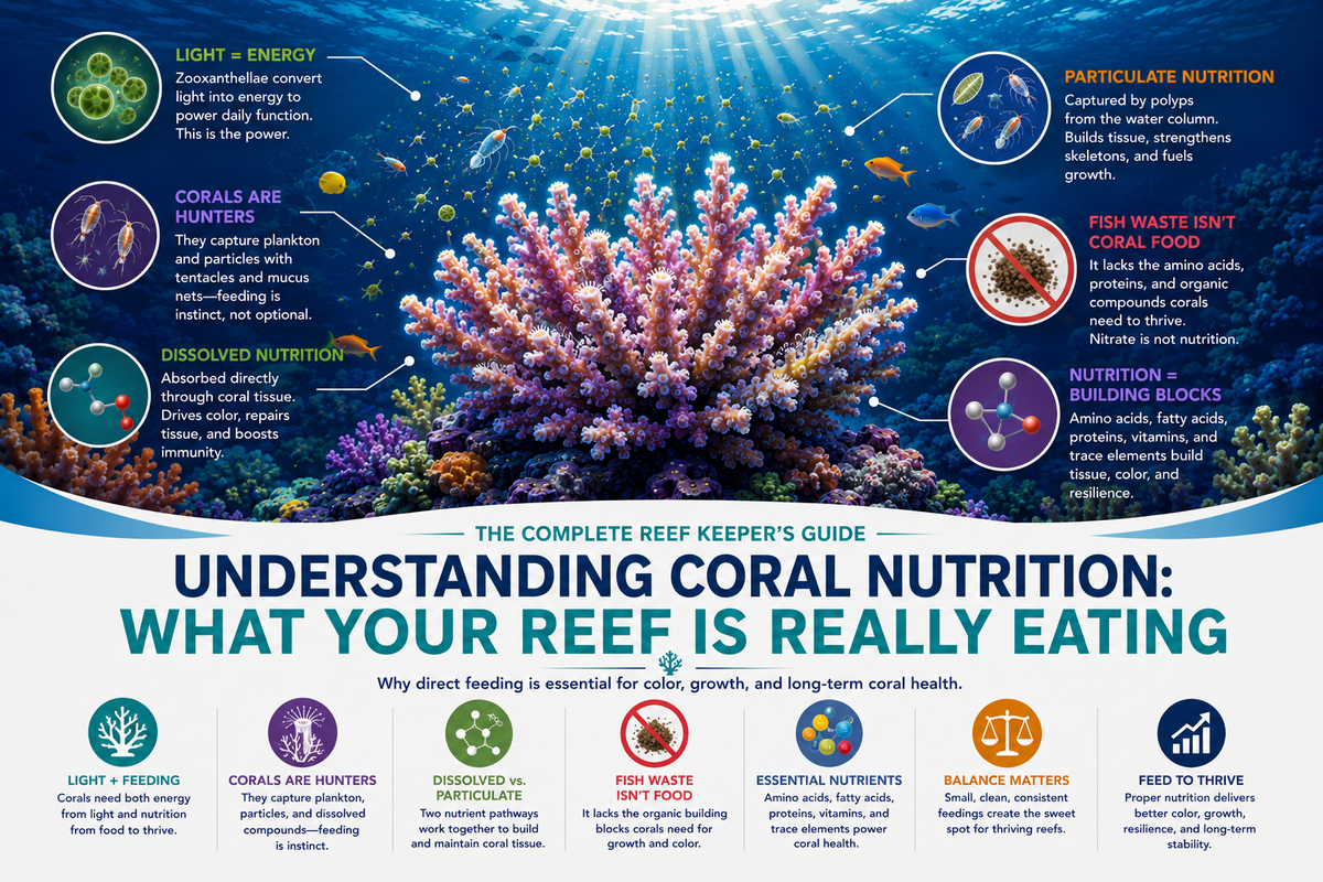 Understanding Coral Nutrition - What Your Reef Is Really Eating