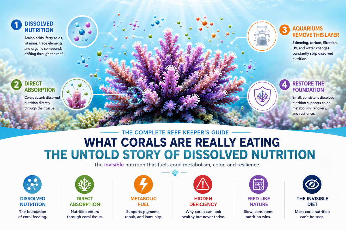 What Corals Are Really Eating — The Untold Story of Dissolved Nutrition