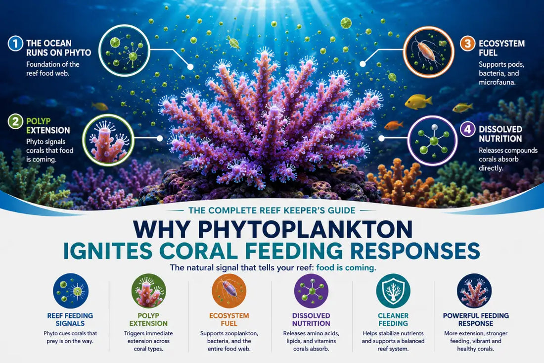 Why Phytoplankton Ignites Coral Feeding Responses