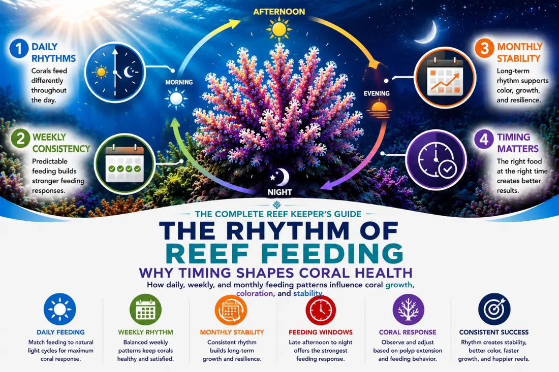 The Rhythm of Reef Feeding — Why Timing Shapes Coral Health
