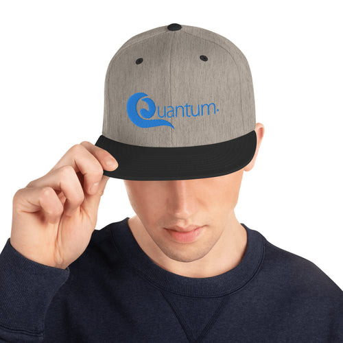 snapback-hat — Heather/Black