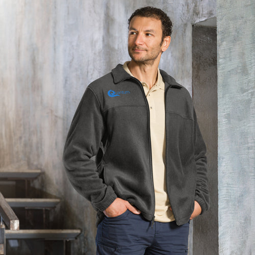 unisex-columbia-fleece-jacket — Charcoal Heather / S