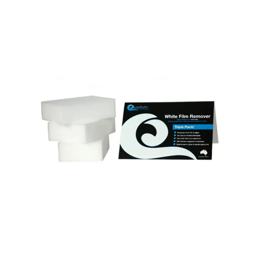 White Film Remover Pads - 3 Pack - Quantum Usa Saltwater Aquarium Products